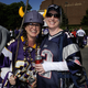Illustration for article titled Tailgating Vikings Fan Wears Adrian Peterson Jersey And Wields Switch